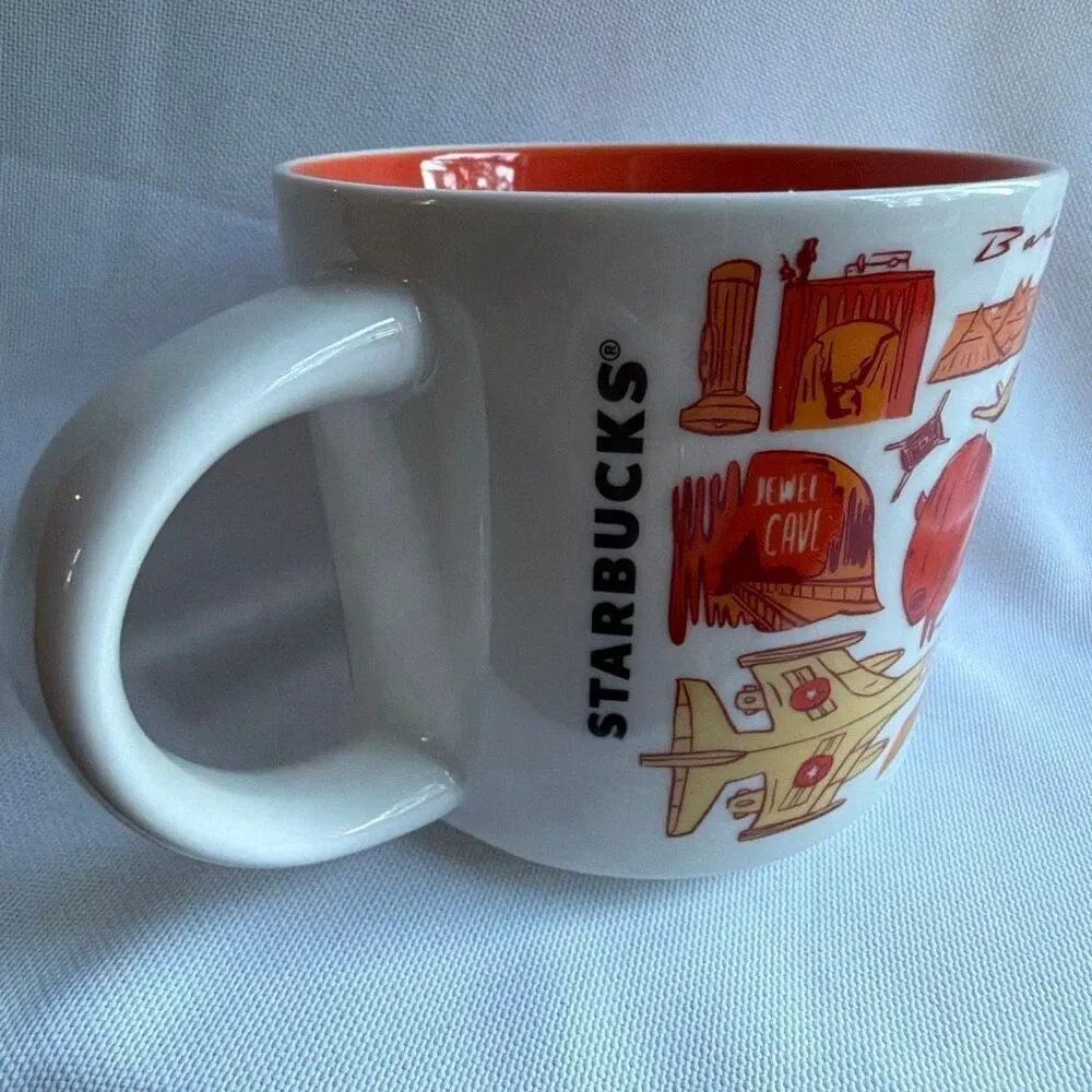 Starbucks RARE South Dakota Coffee Mug Been There Series 14 oz Ceramic Collectib